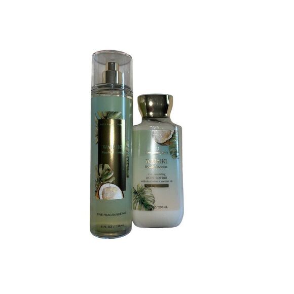 Waikiki Beach 2 Piece Bath & Body Works‎ Set New - Picture 2 of 2